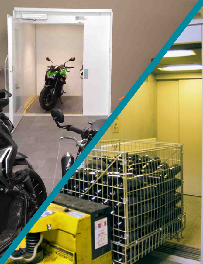 Elévateur de charge accompagné électrique - CIBES A8000 - modulaire, compact et adapté PMR_0