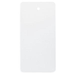 ÉTIQUETTE INDUSTRIELLE PVC BLANCHE 70X120 MM