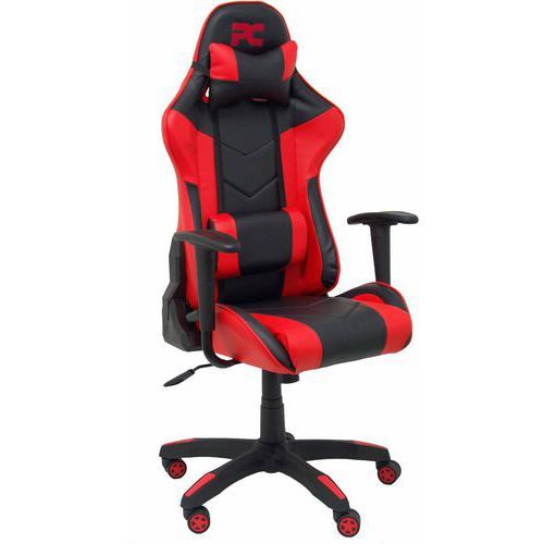 FAUTEUIL GAMING ATALAYA SIMILICUIR AVEC ACCOUDOIRS FIXES - FOROL