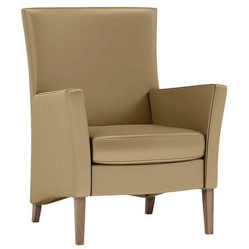 FAUTEUIL MANHATTAN DOSSIER BAS ENDUIT PVC GINKO DUNE - MOBITEC