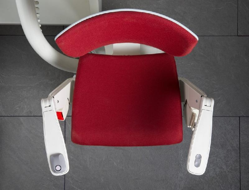 Fauteuil monte-escalier tournant - rail le plus fin au monde, design moderne  - Otolift Air_0