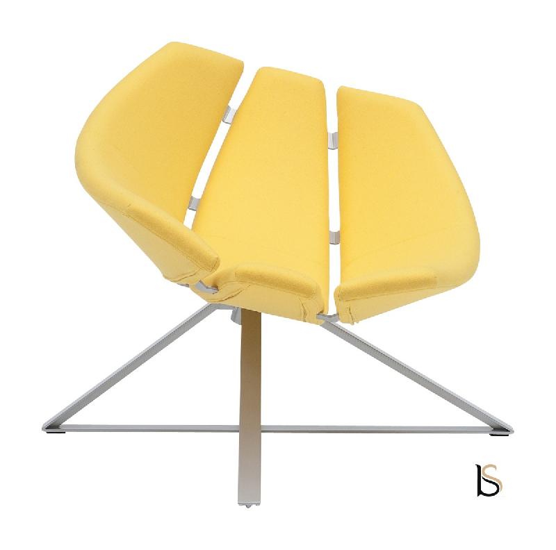 Fauteuil Radar - Softline - Felt Jaune 579_0