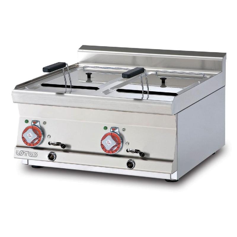 Friteuse électrique double à poser 2 x 10 litres - F2/10T-66ET  | LOTUS 600_0