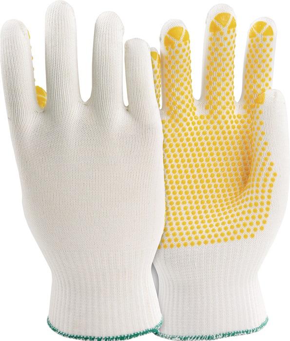 Gant PolyTRIX N 912 - Taille 9 - Blanc/Jaune - EN 388 Catégorie EPI II - Polyamide/Coton - HONEYWELL_0