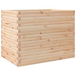 Helloshop26 - Jardinière bac lit surélevé plantes fleurs terrasse jardin 90 x 60 x 68,5 cm bois de pin massif marron 02_0038032 - 3000214029160_0