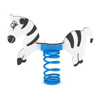 Jeu à ressort zèbre - Conforme EN1176 - Référence BT15038 - Ressort EIBACH et plastiques HDPE durables_0