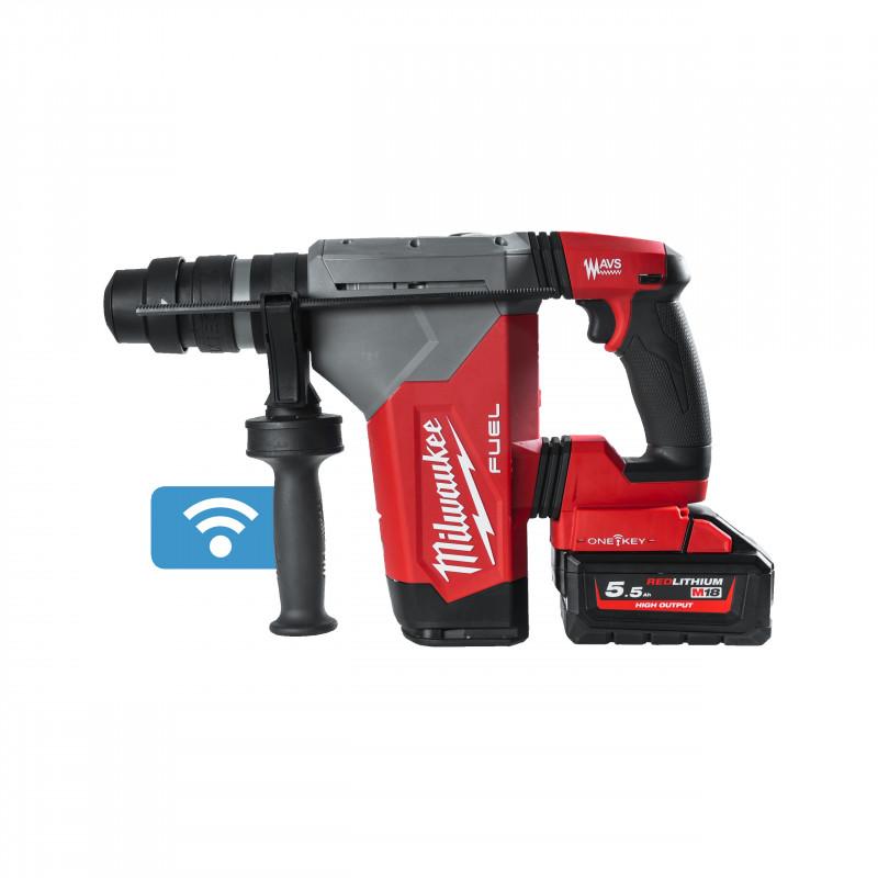 M18 ONEFHPX-552X Perforateur SDS+ 30mm FUEL ONE KEY Fixtec, 18V, 2 batteries 5,5Ah High Output, HD Box Milwaukee | 4933478496_0
