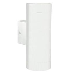 Nordlux Applique murale TIN Maxi Double Métal Blanc, H.19 - IP54 - GU10 / Extérieur - blanc 5701581328884_0