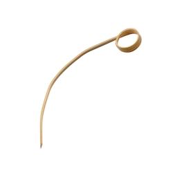 Packnwood FHC - Pique bambou incurvé avec une extrémité en boucle   H110mm - 2000Pcs - Bambou 210BBCURVE11_0