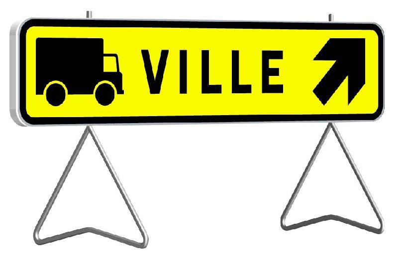 Panneaux Taliasign KD 1300x300 mm classe 1 Indications Temporaires - PNTLGLV1KDD-TL02/D_0