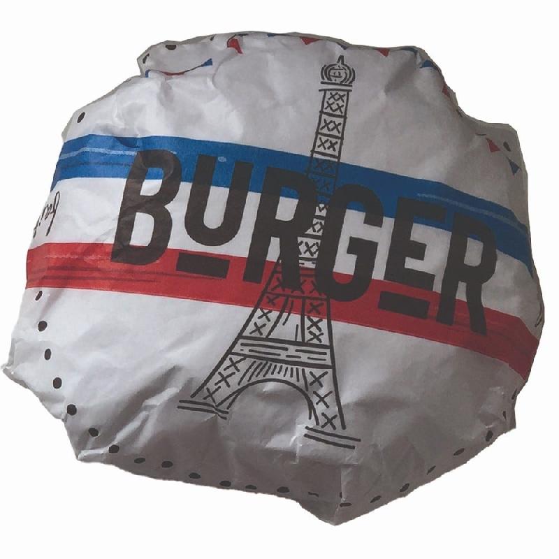 Papier ingraissable pour burger motif France 