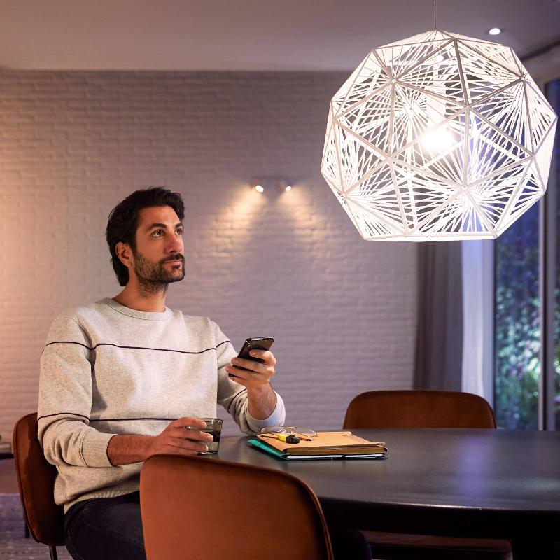 PHILIPS HUE WHITE 9,5W 1055LM 2 AMPOULES LED E27