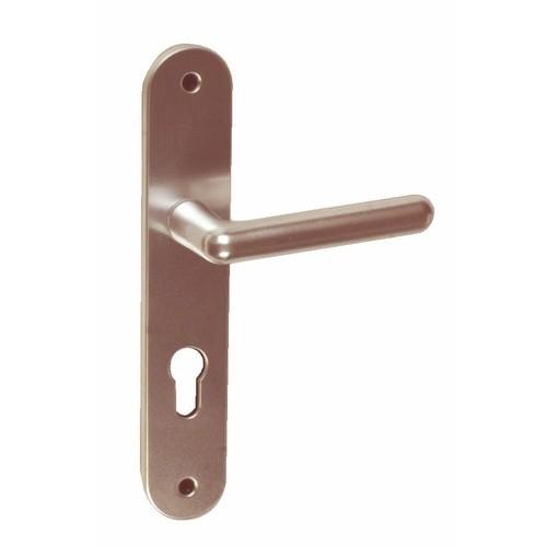 POIGNÉES SUR PLAQUES CONDAMNATION À VOYANT - ALUMINIUM ARGENT - GOLF 2 VACHETTE