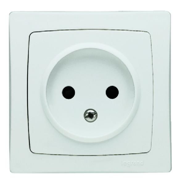 PRISE 2 POLES+TERRE 10/16A OTEO BLANC LEGRAND