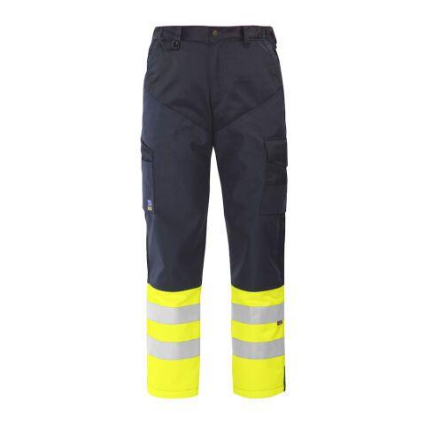 PROJOB 6507 PANTALON STRETCH - EN ISO 20471 CLASSE 1 JAUNE/MARINE PROJOB - TAILLE 48