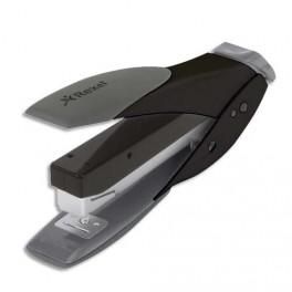 REXEL AGRAFEUSE SOCLE OPTIMA40. 30 FEUILLES GRIS/ORANGE. AGRAFE 24/6 & 26/6. AGRAFAGE SANS EFFORT 2102357