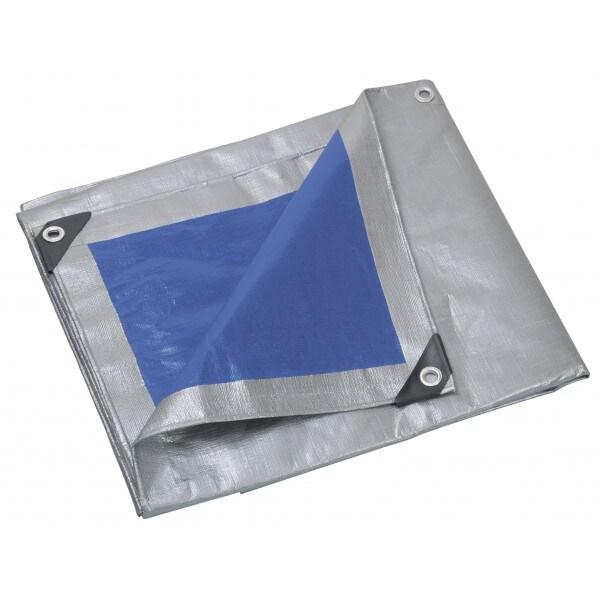 RIBITECH bâche ultra-lourde 8 x 12m prb25008x12 - gris 3700194407964_0