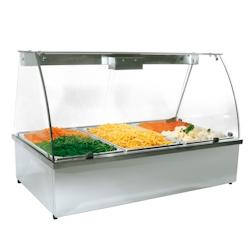 Roller Grill Vitrine chauffante bain-marie 3 x GN1/1 BMV 3 Roller Grill - inox BMV 3_0