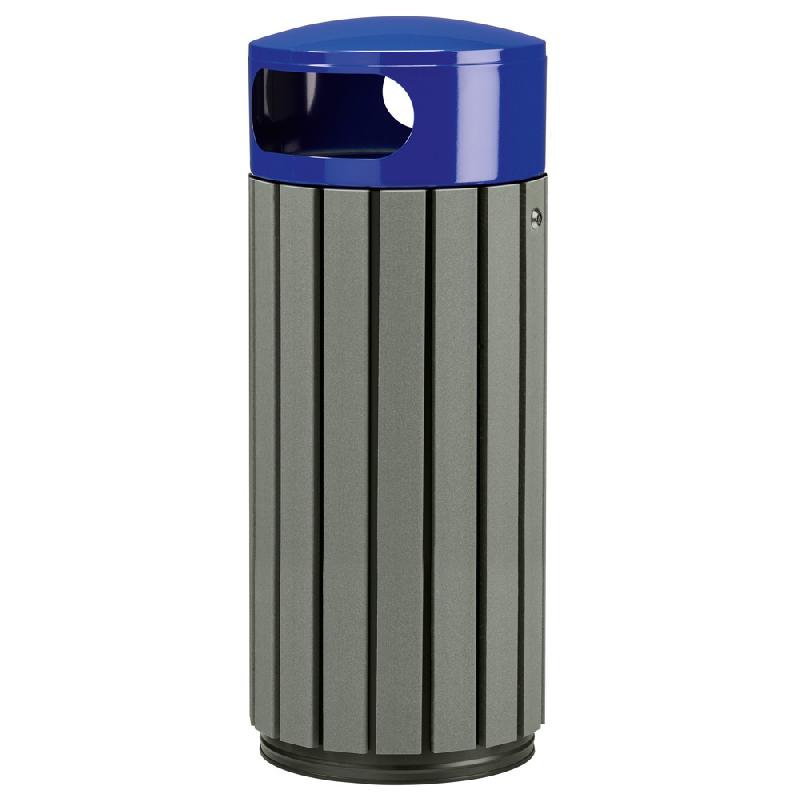 ROSSIGNOL Corbeille a poser ou a fixer zeno etik - 60 L - latte recycle / bleu outremer_0