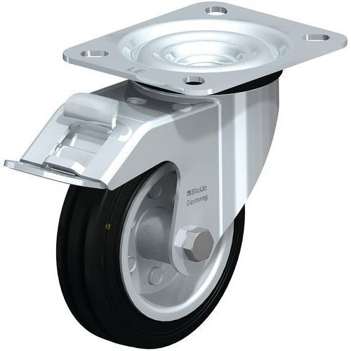 ROUE À BANDAGE CAOUTCHOUC LE-VE 100R-FI-EL - BLICKLE