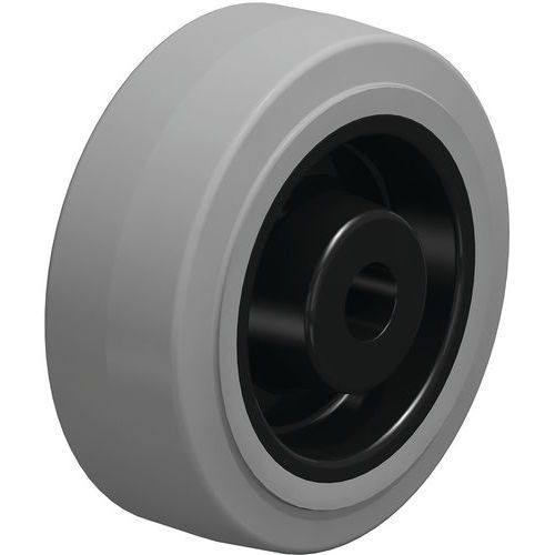 ROUE FORTES CHARGES À BANDAGE CAOUTCHOUC POEV 100_15XR-SG - BLICKLE