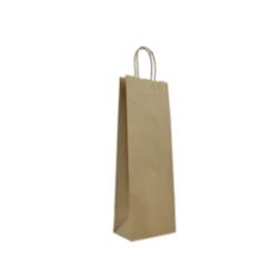 Sac kraft naturel vergé 16+8x39 cm - Vendu par 300 - 3701648601211_0