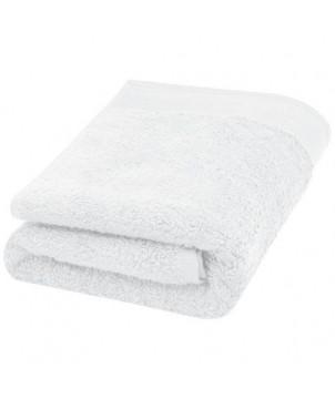 SERVIETTE EN COTON 550 G/M² 50X100 CM NORA - BLANC - SERVIETTES PERSONNALISÉES