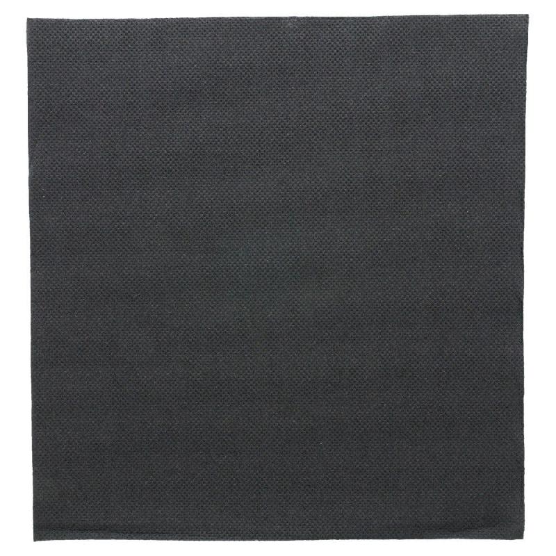 Serviette ouate double point 2 plis 1/4 40X40 cm noir - par 50_0