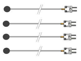 Sonde platine de surface - Mesure de température - Tolérance A - Utilisation -200 à 200°C_0