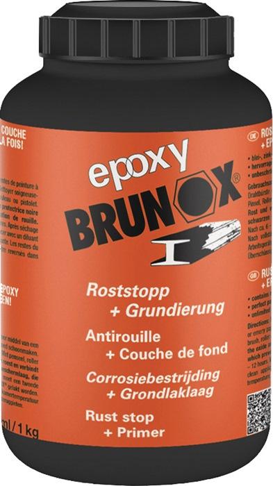 Stabilisateur de rouille epoxy® 1000 ml - Bidon BRUNOX - Anti-rouille breveté et apprêt résine époxy_0