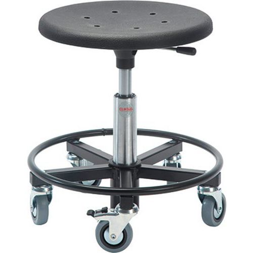 TABOURET À ROULETTES VÉRIN À GAZ-BAS ASSISE SIGMA - GLOBAL PROFESSIONAL SEATING