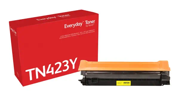 Toner Jaune Everyday¢ de Xerox compatible avec Brother TN-423Y, Grande capacité_0