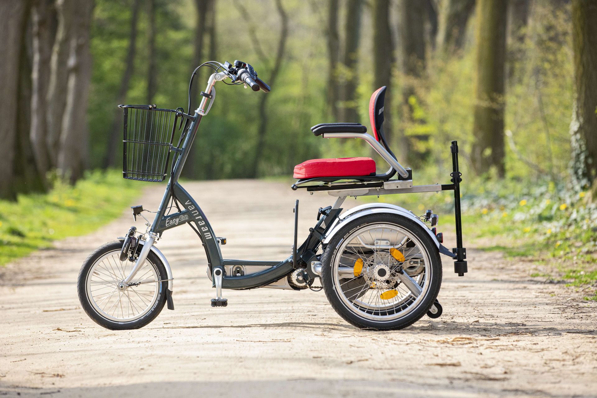 Tricycle électrique pour handicapé avec siège confort et maintien du dos Easy go Prix
