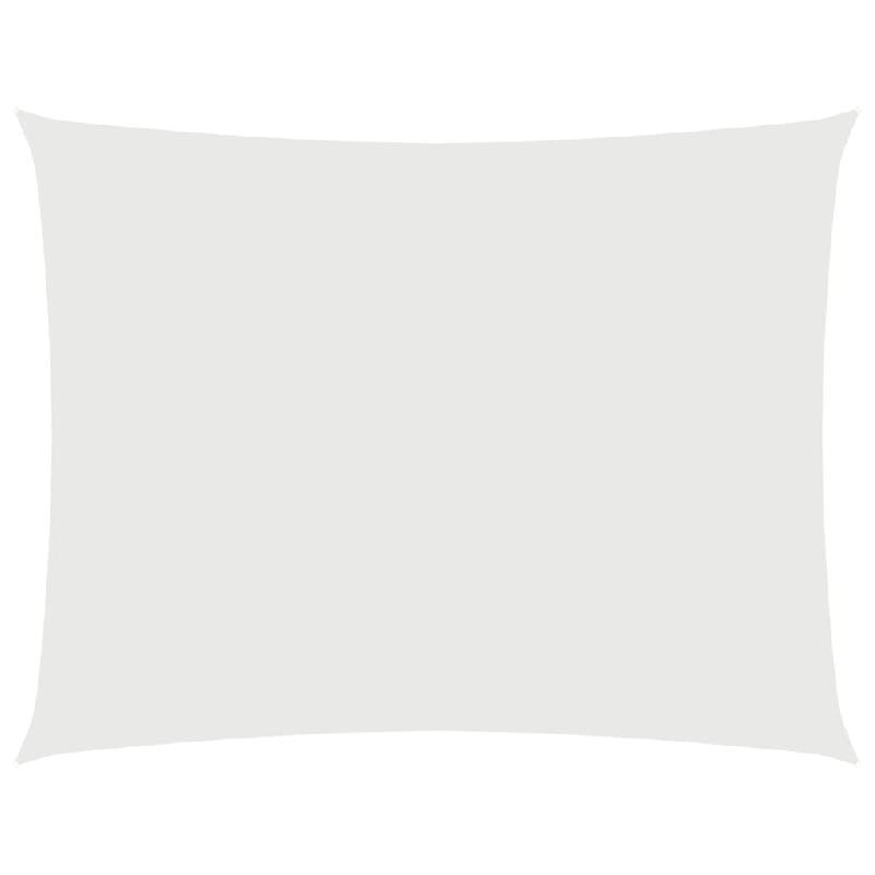VidaXL Voile de parasol tissu oxford rectangulaire 4x6 m blanc Modèle Aurora Confort - blanc 135272_0