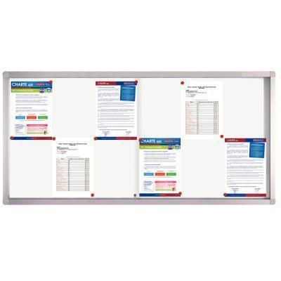 Vitrine intérieure P-COULISMET 12F A4 - Fabricant FRANKEN - Référence SK6112_0
