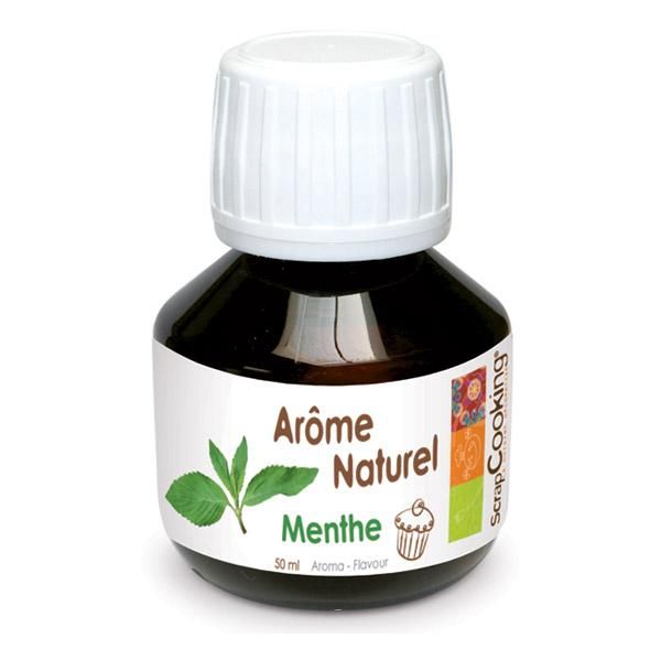 SCRAPCOOKING AR&OCIRCME NATUREL MENTHE 50 ML EXTRAITS NATURELS ET AR&OCIRCMES