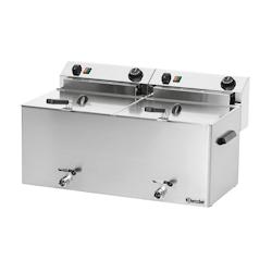 Bartscher Friteuse double inox 2 x 10 Litres à poser, 16 200 W, 400 V - TRI - 3667335016099_0