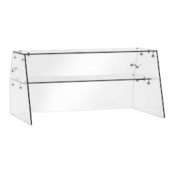 Vitrine de protection en verre 900T2 +GL - Bartscher - blanc verre 200274_0