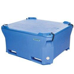 Caisse isotherme 460 litres - polyéthylène contact alimentaire - résistante avec mousse polyuréthane_0