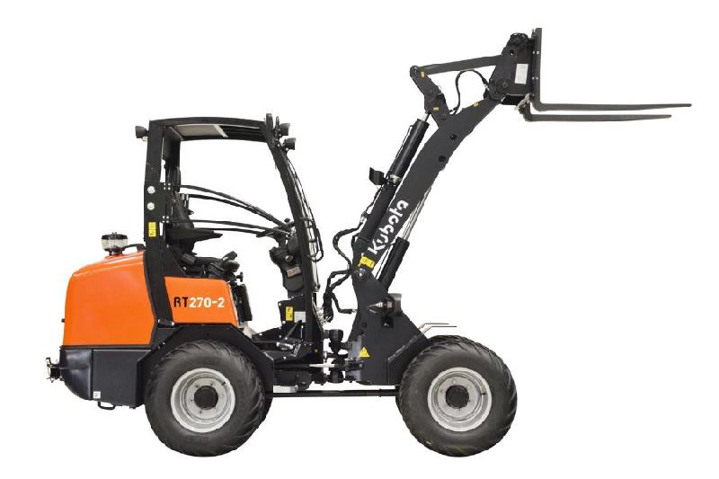Chargeuse sur pneus Kubota RT270-2 - 36 kW - 2 750 kg - Hauteur maxi 2 964 mm_0