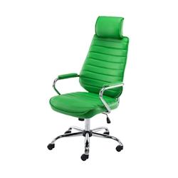 CLP Fauteuil de bureau  Rako similicuir Vert - vert polyester 191074934_0