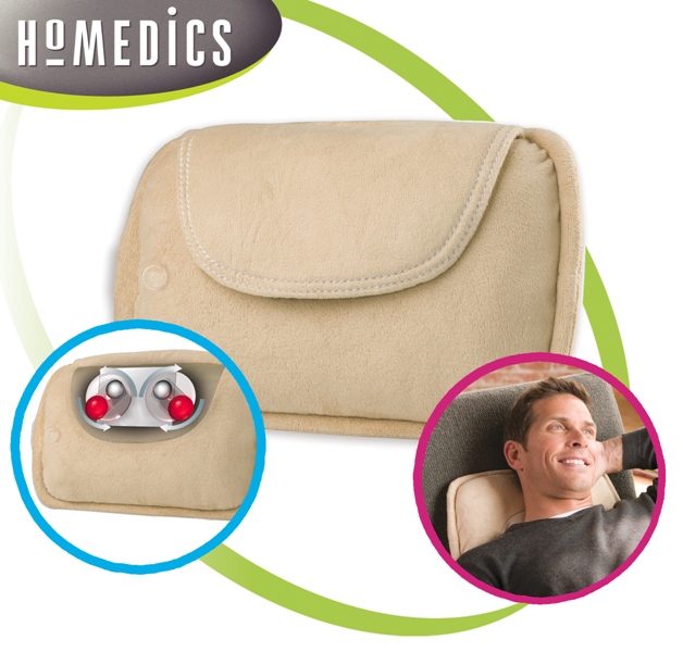 Coussin de massage Shiatsu pour la nuque - Homedics SP10H-2EU avec chaleur apaisante_0