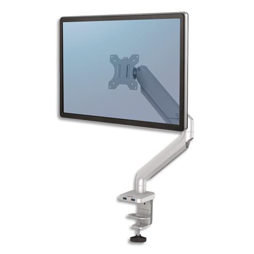 Fellowes bras porte-écran simple platinum series argent 8056401_0