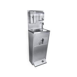 GGM Gastro Lave-mains avec pédale et distributeur de savon - 4063326132349_0