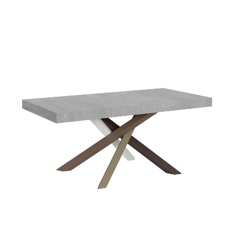 Itamoby Table Extensible 200/304X90 Cm Volantis Pieds Béton Multicolores 4/C - gris VE200TAV4CALL-CM_0