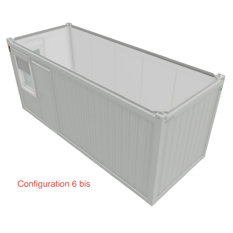Module bureau pro VEGA20L Configuration 6 bis BLANC - RAL 9010_0