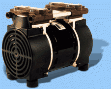 Pompes à vide et compresseurs à piston oscillant - GAST - Débit variable 3 Nl/mn à 9 Nm3/h - Pression jusqu'à 12 bar_0