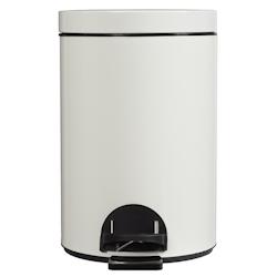 Rossignol - Poubelle d'intérieur à pédale 14L SANELIA - blanc - blanc plastique 90115_0