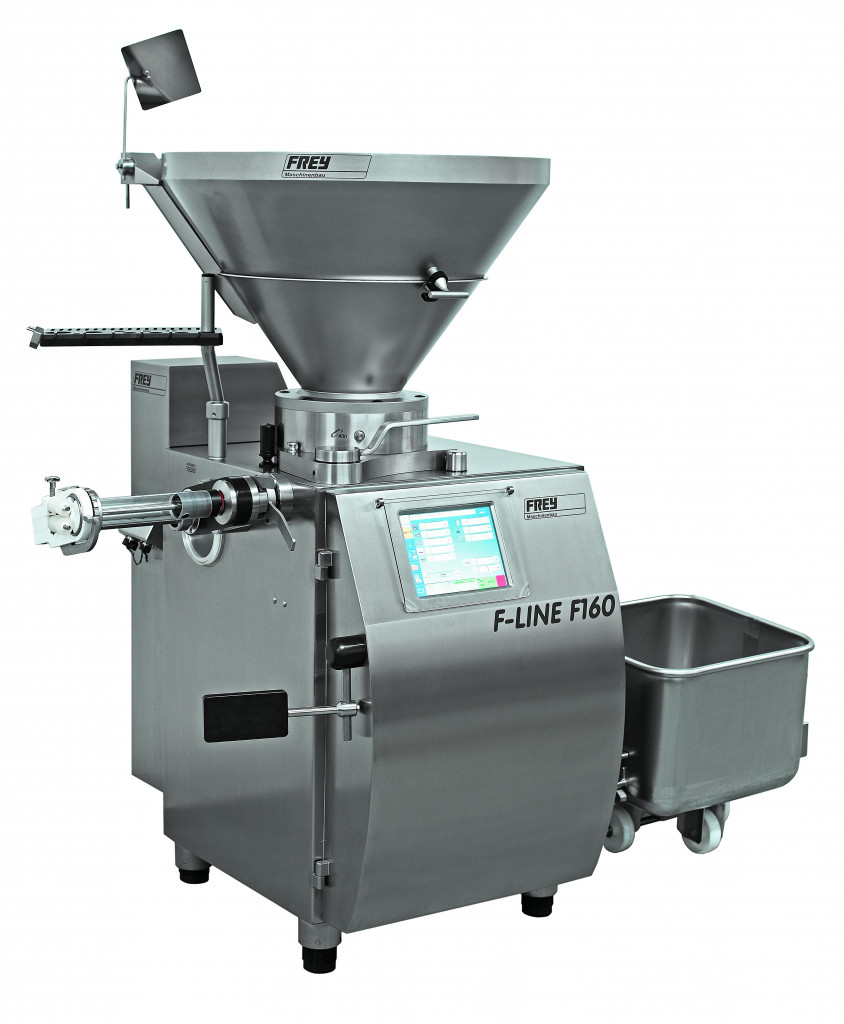 Poussoir sous vide Frey - F-Line 160A - Acier inoxydable AISI 304 - Trémie 160L - 40 bar_0