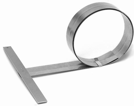 Règle bombée en T - Traçages et coupes perpendiculaires - Inox ressort 4,05 m et règlet alu 60 cm_0